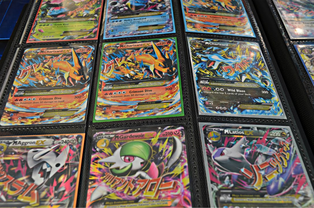 Modern trading card shop in Enterprise, AL featuring Pokémon cards, sports cards, and collectible accessories.